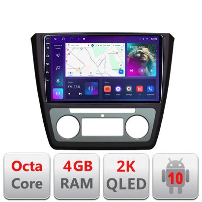 Navigatie Skoda Yeti 2009-2014 C-YETI Android Octa Core Ecran 2K QLED GPS 4G 4+32GB 360 KIT-YETI+EDT-E409-2K CarStore Technology
