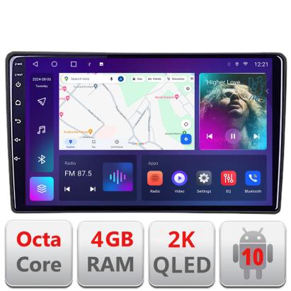 Navigatie Toyota Android ecran Qled 2K Octa core 4+32 Kit-toyota-universal+EDT-E409-2K CarStore Technology
