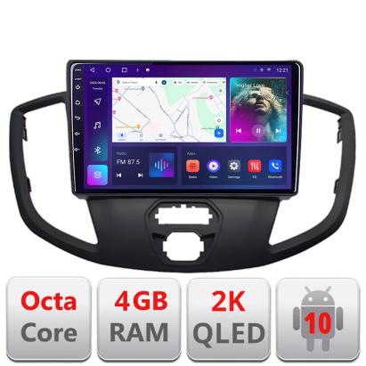 Navigatie Ford Transit V363 2015-2021 Android ecran Qled 2K Octa core 4+32 Kit-custom+EDT-E409-2K CarStore Technology