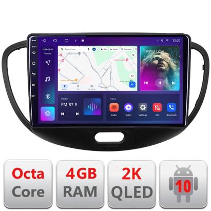 Navigatie Hyundai I10 2007-2013 Android ecran Qled 2K Octa core 4+32 KIT-i10-2007+EDT-E409-2K CarStore Technology