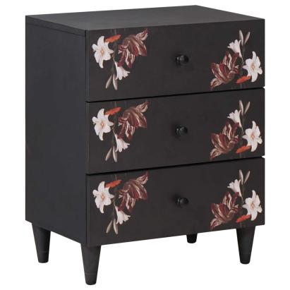 Noptieră Multicolour 50 x 33 x 60 cm Lemn de mango solid GartenMobel Dekor