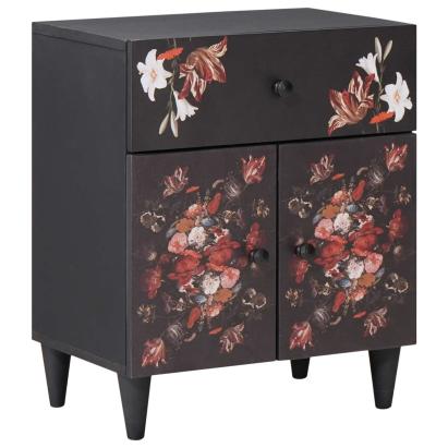 Noptieră Multicolour 50 x 33 x 60 cm Lemn de mango solid GartenMobel Dekor