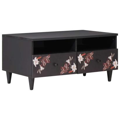 Masă de cafea Multicolour 80 x 54 x 40 cm Lemn de mango solid GartenMobel Dekor