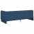Cadru de pat colțar cu headboard albastru 80 x 200 cm țesătură GartenMobel Dekor