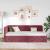 Cadru de pat colțar cu headboard Roșu Vin 100 x 200 cm țesătură GartenMobel Dekor