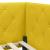 Cadru de pat colțar cu headboard Galben 80 x 200 cm Catifea GartenMobel Dekor