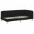 Cadru de pat colțar cu headboard Negru 90 x 190 cm țesătură GartenMobel Dekor