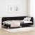Cadru de pat colțar cu headboard Negru 90 x 190 cm țesătură GartenMobel Dekor