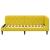Cadru de pat colțar cu headboard Galben 90 x 190 cm Catifea GartenMobel Dekor