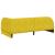 Cadru de pat colțar cu headboard Galben 80 cm x 200 cm țesătură GartenMobel Dekor