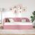 Cadru de pat colțar cu headboard Roz 90 cm x 190 cm țesătură GartenMobel Dekor