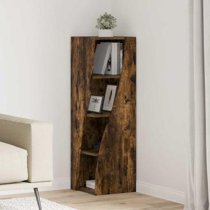 Dulap de colț Alb 32x32x102cm Lemn compozit GartenMobel Dekor