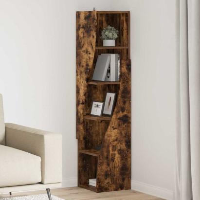 Dulap de colț Alb 32x32x140cm Lemn compozit GartenMobel Dekor