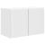 Dulap TV de perete Alb 59,5 x 31 x 40 cm Lemn compozit GartenMobel Dekor