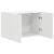 Dulap TV de perete Alb 59,5 x 31 x 40 cm Lemn compozit GartenMobel Dekor