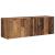 Dulap TV de perete Pe perete 2 pcs Lemn Vechi 59,5 x 31 x 40 cm GartenMobel Dekor