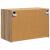 Dulap TV de perete Pe perete Stejar Artizanal 59,5 x 31 x 40 cm GartenMobel Dekor