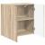 Dulap TV de perete Pe perete Stejar Sonoma 59,5 x 31 x 60 cm GartenMobel Dekor