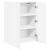 Dulap TV de perete Alb 59,5 x 31 x 80 cm Lemn compozit GartenMobel Dekor