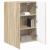 Dulap TV de perete Pe perete Stejar Sonoma 59,5 x 31 x 80 cm GartenMobel Dekor