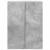 Dulap TV de perete Pe perete Gri din beton 59,5 x 31 x 80 cm GartenMobel Dekor