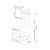 Set mobilier hol cu pantofar, oglinda, sertar si cuier metalic, PAL laminat, 90x25x170 cm, alb Household NewTrend