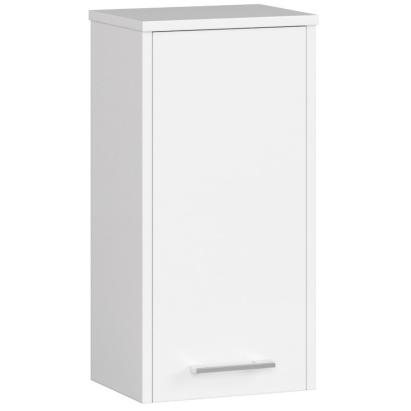 Dulap suspendat baie FIN cu 1 usa si raft interior, PAL laminat, 30x22x60 cm, alb Household NewTrend