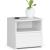 Noptiera cu 1 sertar, PAL laminat 16mm, 40x35x40 cm, alb Household NewTrend