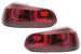 Bara Spate si Stopuri Full LED Rosu Fumuriu VW Golf 6 VI (2008-2013) R20 Look Performance AutoTuning