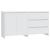 Servantă, alb, 2 piese, lemn prelucrat GartenMobel Dekor