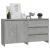 Servante, 2 piese, gri beton, lemn prelucrat GartenMobel Dekor