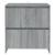 Servante, 2 buc, stejar sonoma gri, 70x41x75 cm, lemn prelucrat GartenMobel Dekor