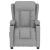 Fotoliu de masaj electric rabatabil, gri deschis, textil GartenMobel Dekor