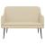 Bancă, crem, 110x76x80 cm, textil GartenMobel Dekor