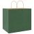 Pungi de hârtie 50 buc cu mânere verde 32x22x28 cm GartenMobel Dekor