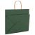 Pungi de hârtie 50 buc cu mânere verde 32x22x28 cm GartenMobel Dekor
