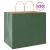 Pungi de hârtie 50 buc cu mânere verde 32x22x28 cm GartenMobel Dekor
