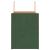 Pungi de hârtie 50 buc cu mânere verde 32x22x28 cm GartenMobel Dekor