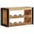 Raft pentru vin 100 x 45 x 33 cm Lemn de Mango Solid și Şlefuit GartenMobel Dekor