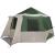 Tent Cabină cu acoperiș Verde și alb 405 x 405 x 273 cm GartenMobel Dekor