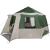 Tent Cabină cu acoperiș Verde și alb 405 x 405 x 273 cm GartenMobel Dekor