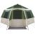 Tent Cabină cu acoperiș Verde și alb 405 x 405 x 273 cm GartenMobel Dekor