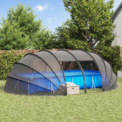 Cort pentru piscină Transparent 640 x 432 x 205 cm GartenMobel Dekor