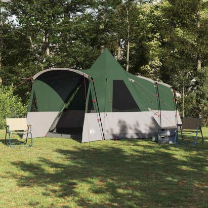 Cort Teepee Verde 720 x 465 x 295 cm Poliester 185T cu strat PU GartenMobel Dekor
