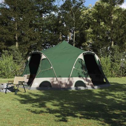 Cort cu dome cu acoperiș cu depozitare Verde 505 x 450 x 248 cm GartenMobel Dekor