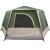 Tent Cabină cu acoperiș cu depozitare Verde 400 x 350 x 212 cm GartenMobel Dekor