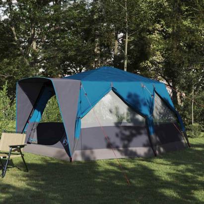 Tent Cabină cu acoperiș albastru 400 x 350 x 212 cm GartenMobel Dekor