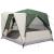 Tent Cabină cu acoperiș Verde și alb 333 x 317 x 194 cm GartenMobel Dekor