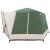 Tent Cabină cu acoperiș Verde și alb 333 x 317 x 194 cm GartenMobel Dekor