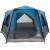 Tent Cabină cu acoperiș Albastru și Gri 333 x 317 x 194 cm GartenMobel Dekor